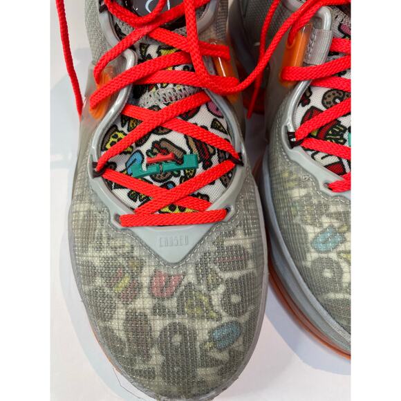 Nike LeBron 19 Fast Food Gray Athletic Shoes DC9339-001 8 main image 4